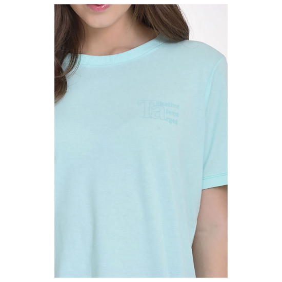 Target Γυναικεία κοντομάνικη μπλούζα T Shirt Loose Single Jersey "Talent Loose" Target Γυναικεία κοντομάνικη μπλούζα T Shirt Loose Single Jersey "Talent Loose"